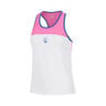 Racerback D&eacute;bardeur tank top Filles - pink, blanc
