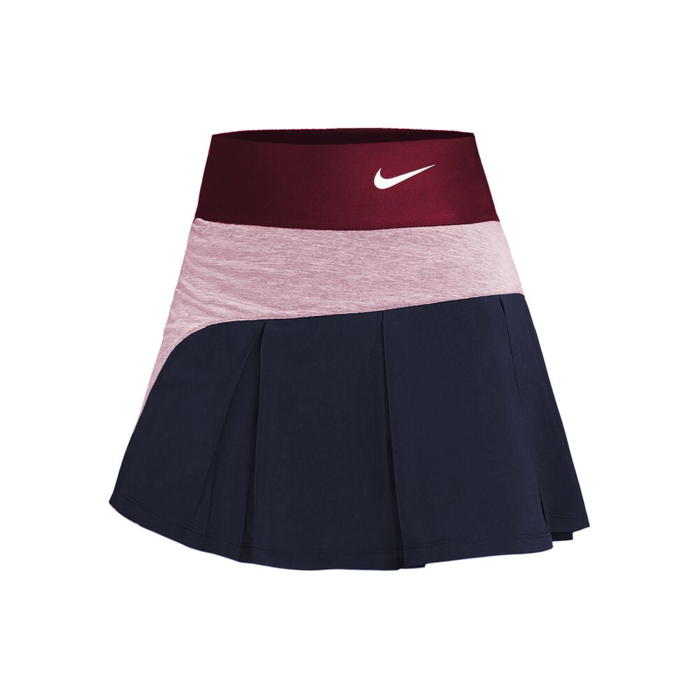 Nike Dri-Fit Advantage Hybrid Jupe Femmes - Bleu Foncé , Rouge Foncé