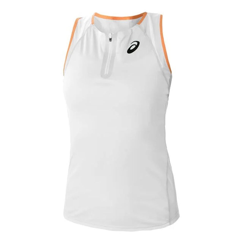 Asics Match Débardeur Tank Top Femmes - Blanc , Jaune Doré