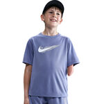 V&ecirc;tements Nike Nike Dri-Fit Multi T-shirt Enfants-Bleu Gris
