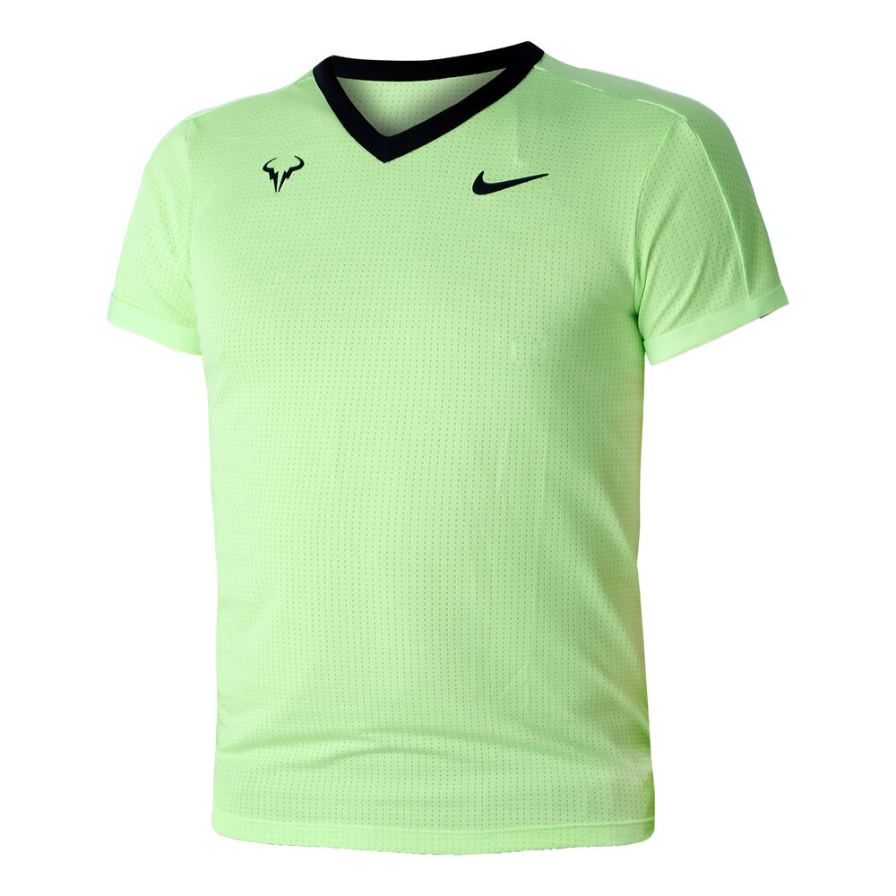 Nike Rafael Nadal Dri-Fit Advantage T-shirt Hommes - Vert Clair , Bleu Foncé