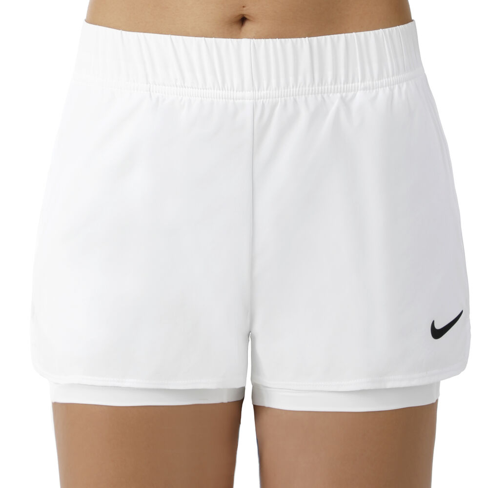 Nike Court Flex Shorts Femmes - Blanc , Noir