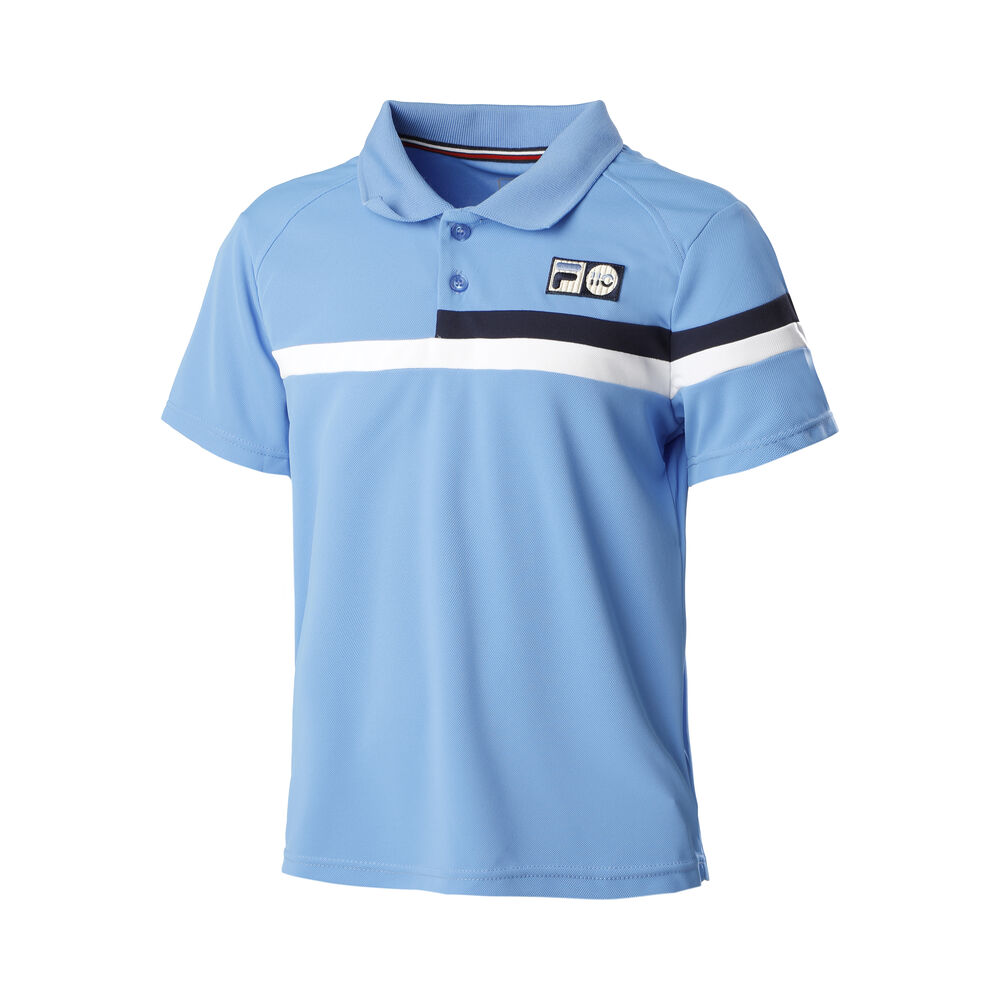 Fila Louie Polo Garçons - Bleu Clair , Blanc