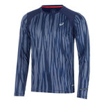 Vêtements ASICS ASICS Seamless Maillot De Course Hommes-Bleu Foncé