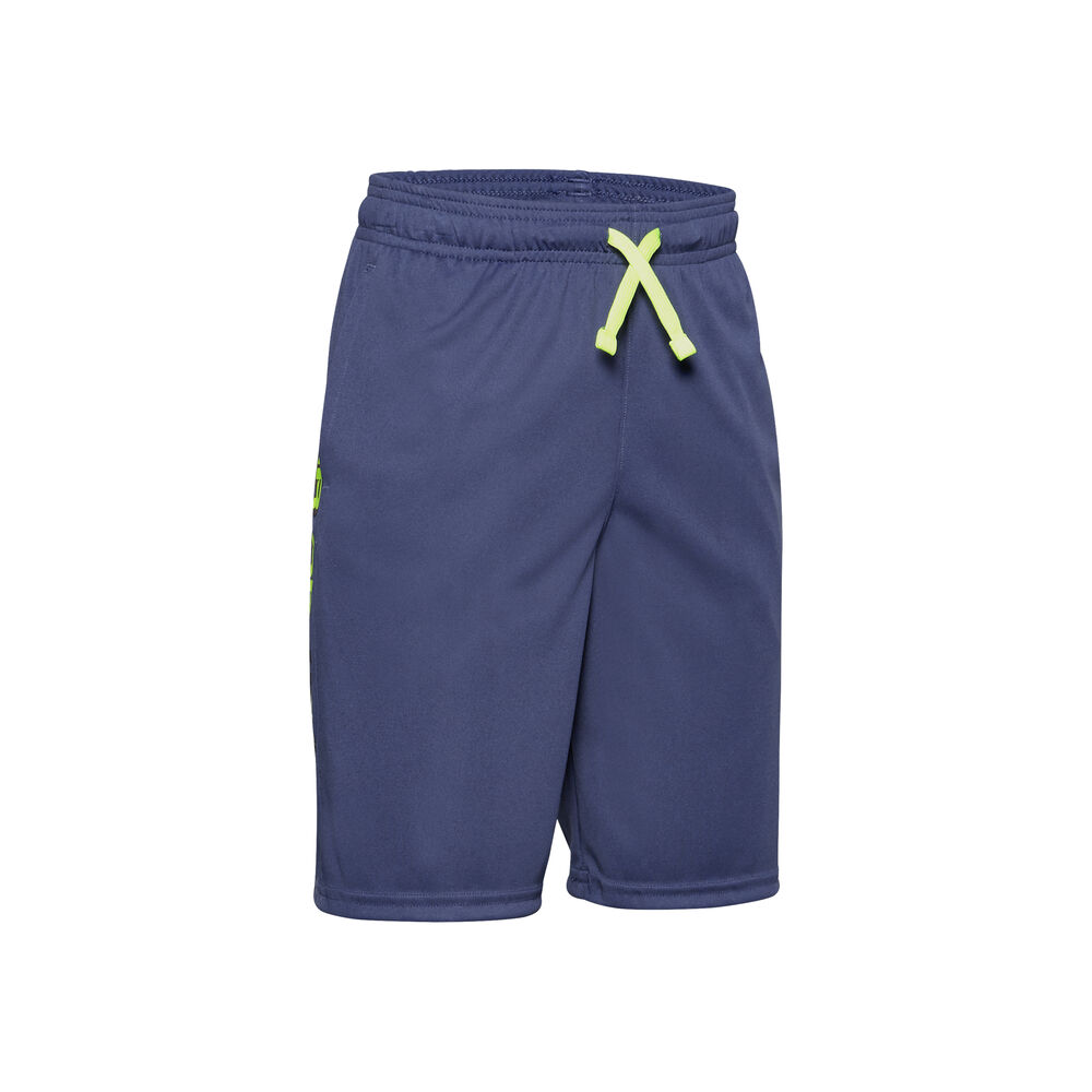 Under Armour Prototype Wordmark Shorts Garçons - Bleu , Jaunes Fluo