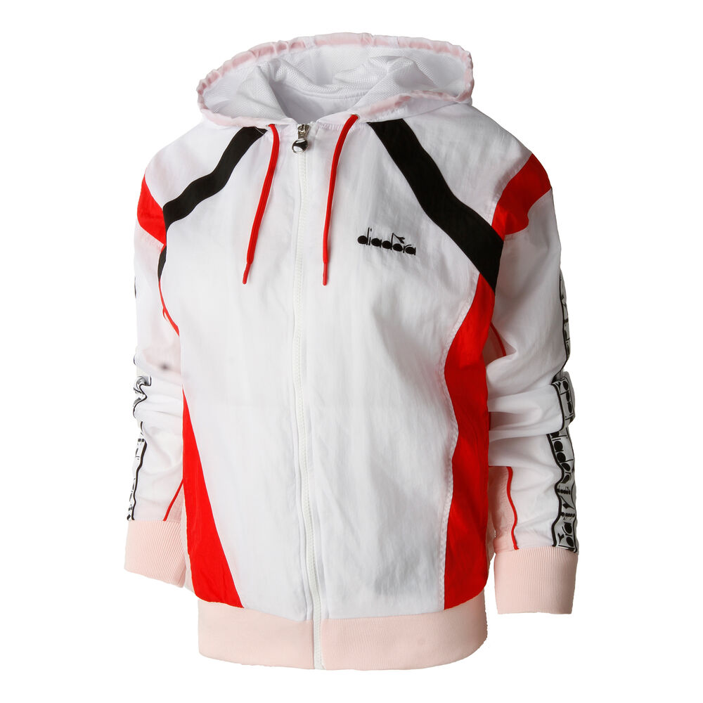Diadora HD Gilet En Coton Femmes - Blanc , Rouge
