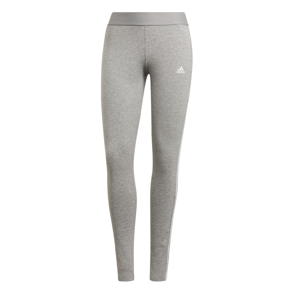 adidas 3-Stripes Collant Tight Femmes - Gris Clair , Blanc