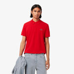 Vêtements Lacoste Lacoste Regular Fit Blend Knit Polo Hommes-Rouge