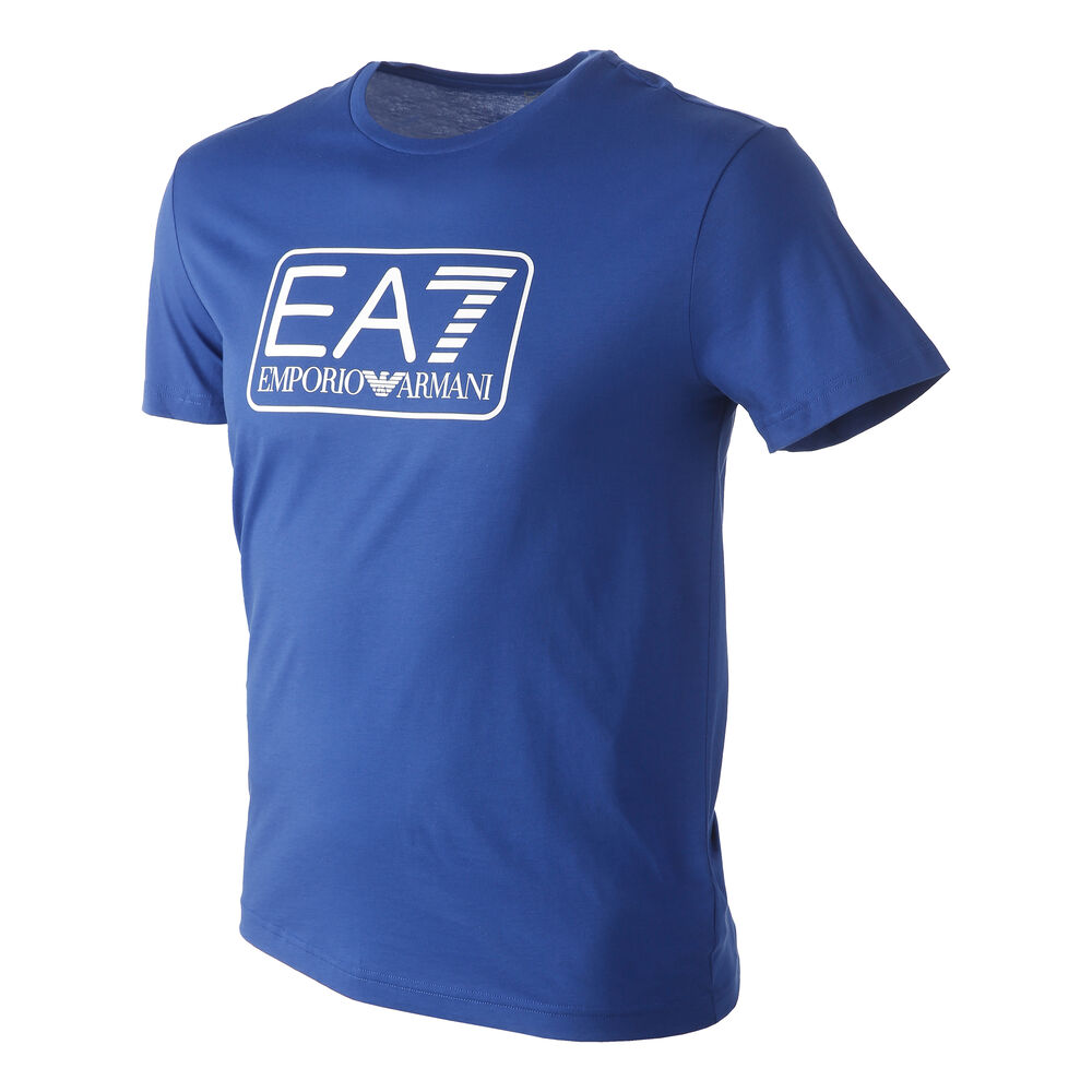 EA7 T-shirt Hommes - Bleu , Blanc