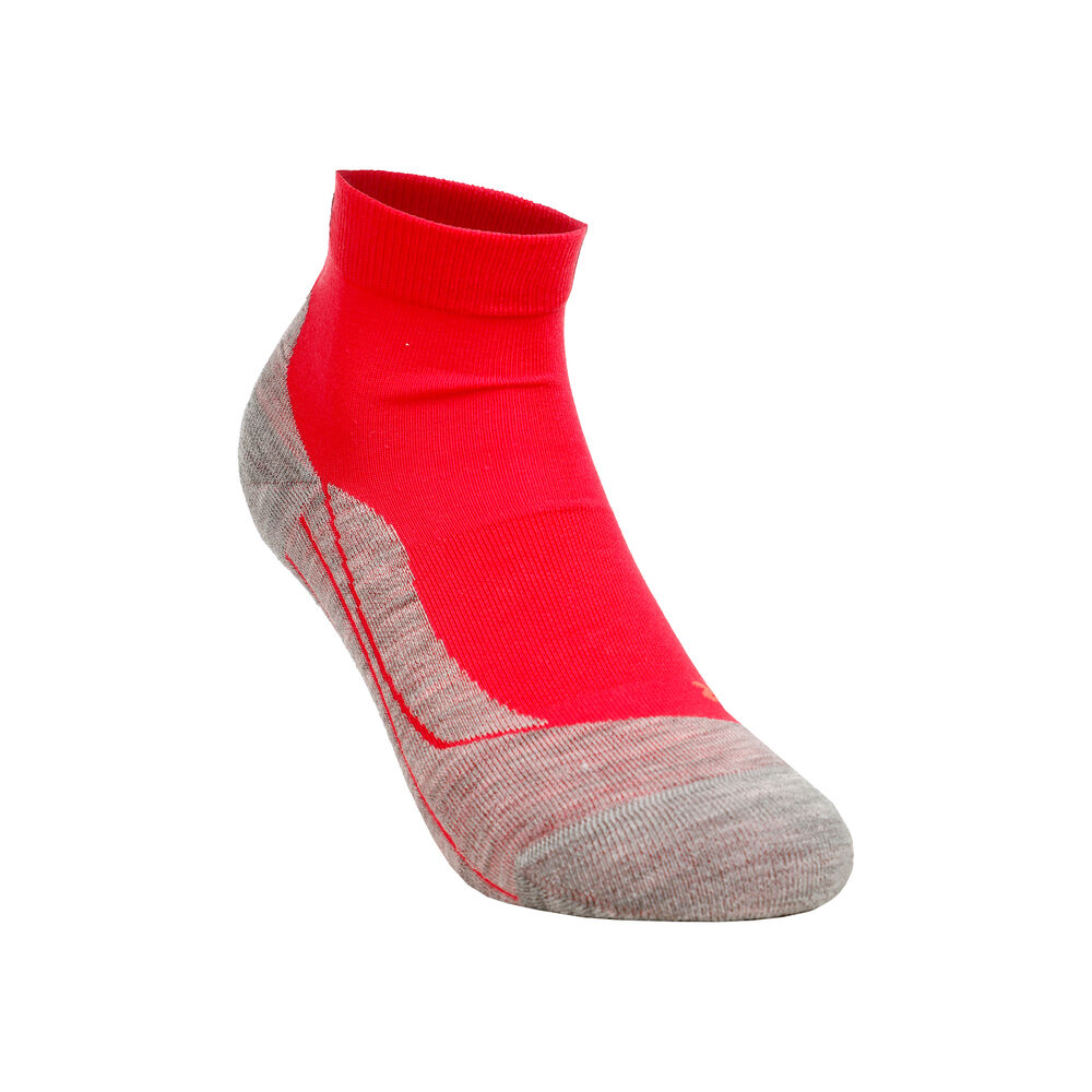 Falke RU4 Short Socks Chaussettes De Sport Femmes - Rouge , Gris Clair