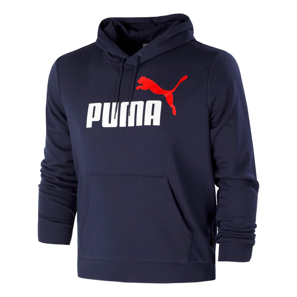 Puma Essential 2 Big Logo Sweat À Capuche Hommes - Bleu Foncé , Blanc