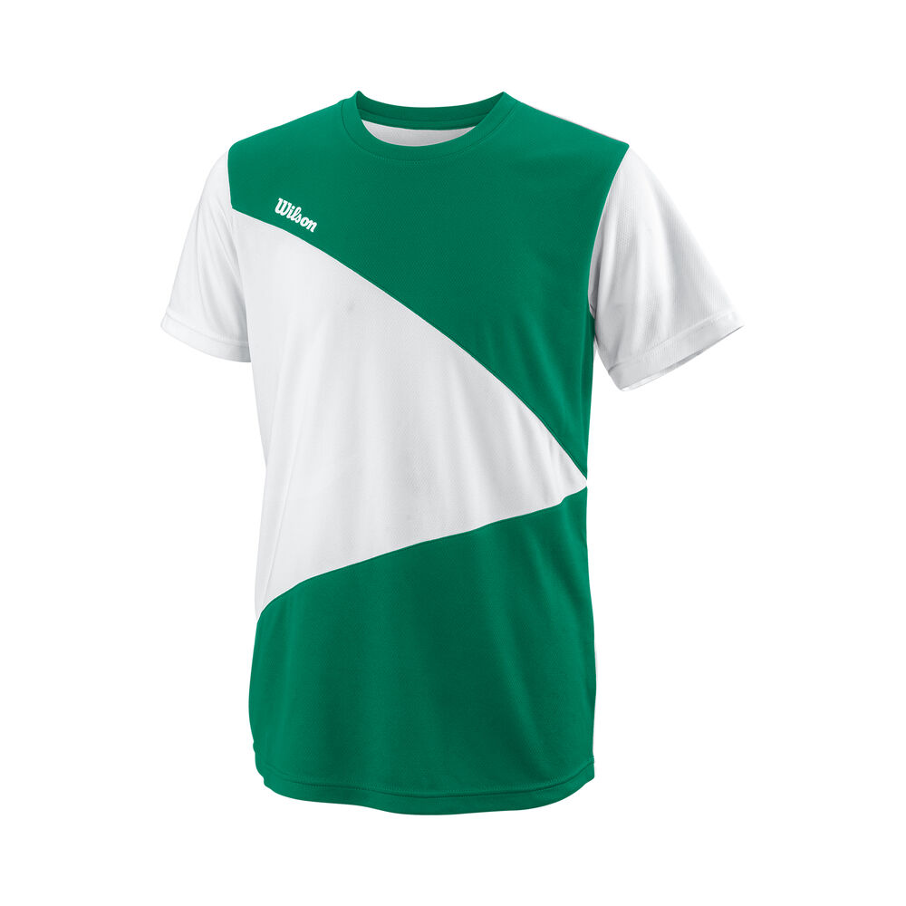 Wilson Team T-shirt Garçons - Vert , Blanc