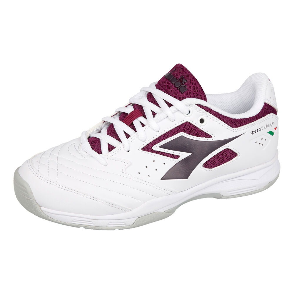 Diadora Speed Challenge 2 Carpet Chaussure Moquette Femmes - Blanc , Berry
