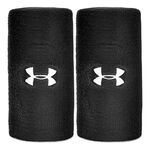 V&ecirc;tements Under Armour Under Armour 6in Performance Poignet Pack de 2 unit&eacute;s Unisex - noir, blanc