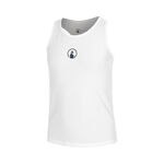 Vêtements Quiet Please Quiet Please Racerback Débardeur Tank Top Filles-Blanc,Bleu Foncé