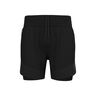 X-Alp Trail 6in 2in1 Short De Running Hommes-Noir