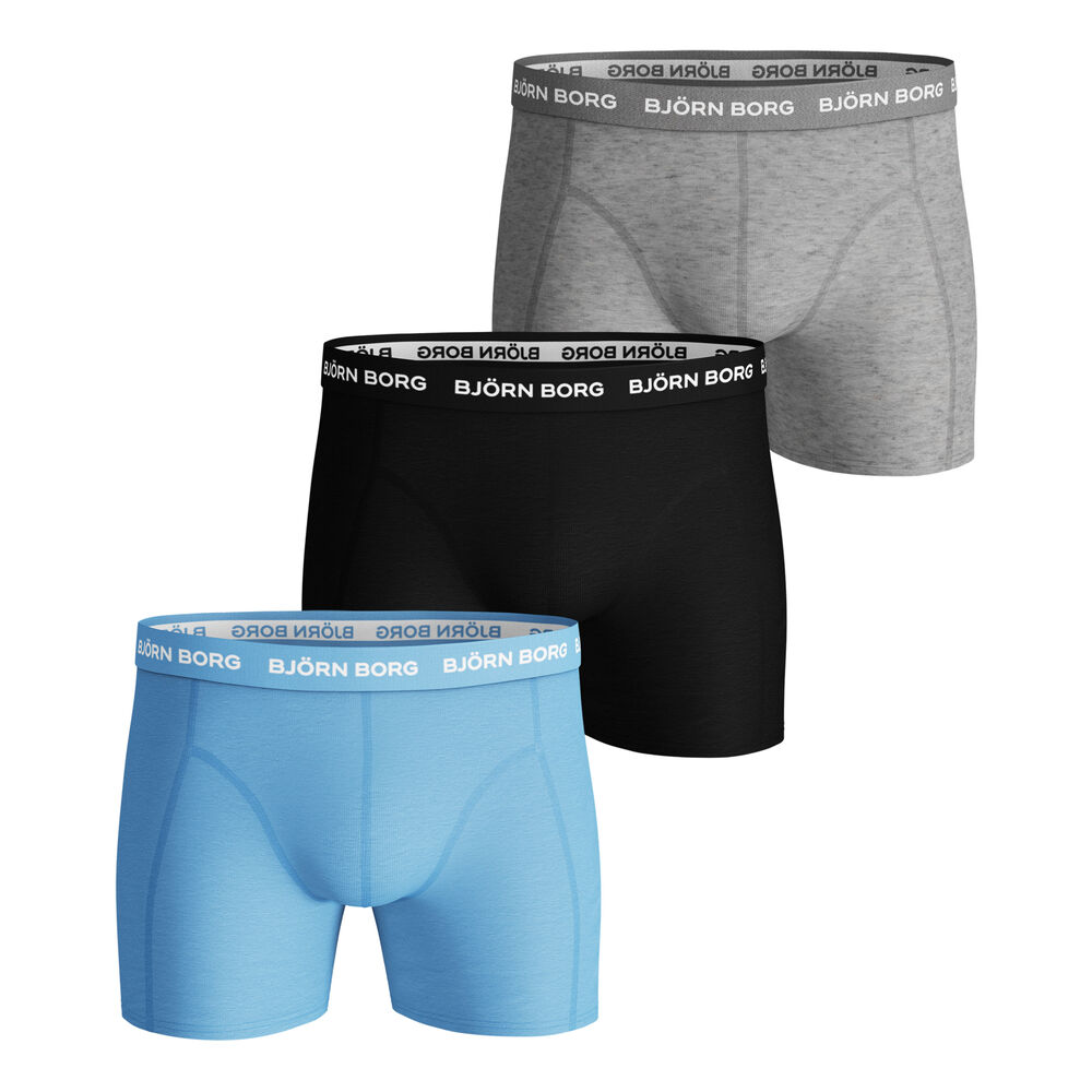 Björn Borg Seasonal Solid Sammy Caleçon Hommes - Bleu Clair , Noir