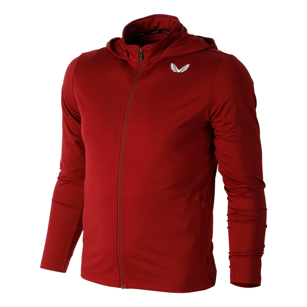 Castore Softshell Veste De Survêtement Hommes - Rouge Foncé