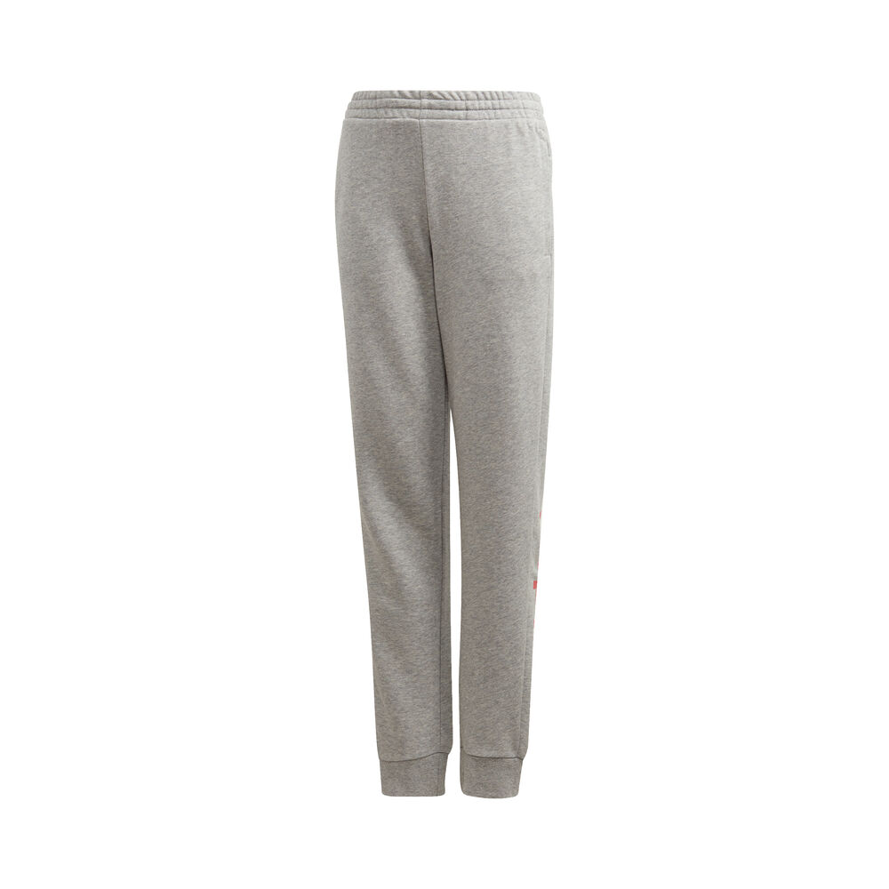 adidas Essentials Linear Pantalon Survêtement Filles - Gris Clair , Corail