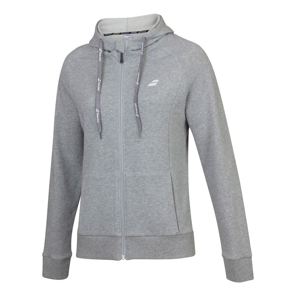 Babolat Exercise Gilet En Coton Femmes - Gris Clair , Blanc