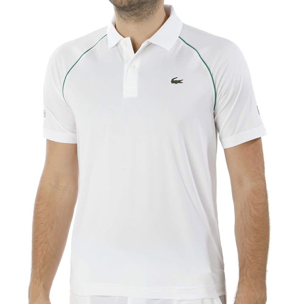 Lacoste Novak Djokovic Polo Hommes - Blanc , Vert Foncé