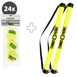 72 Bälle Stage 1 im 3er Polybag + 2x Ballsammelröhre