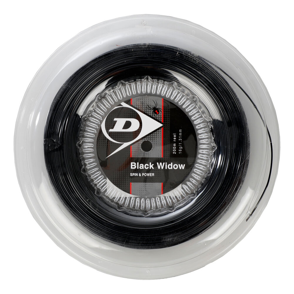 Dunlop Black Widow Bobine Cordage 200m - Noir