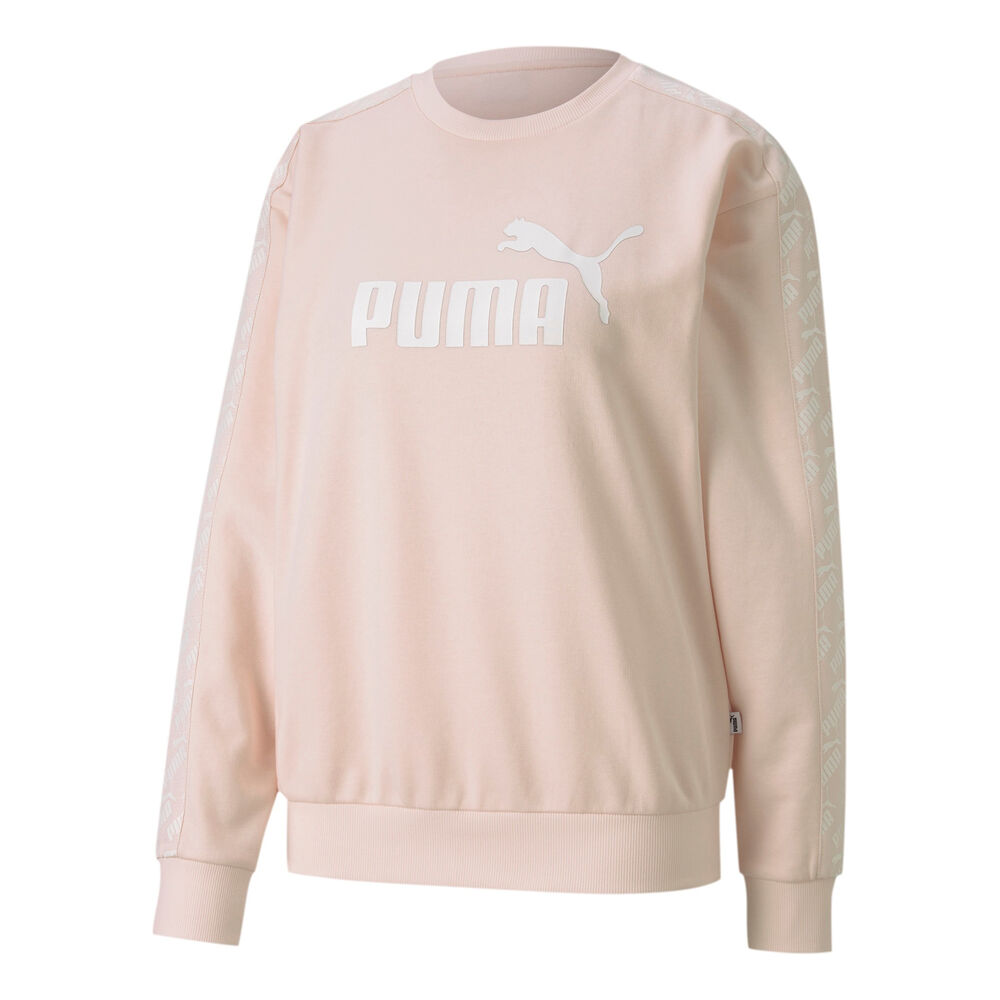 Puma Training Amplified Crew Sweat-shirt Femmes - Rosé, Blanc
