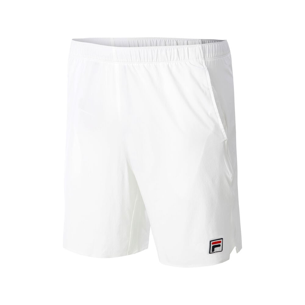Fila Santana Shorts Hommes - Blanc , Bleu Foncé
