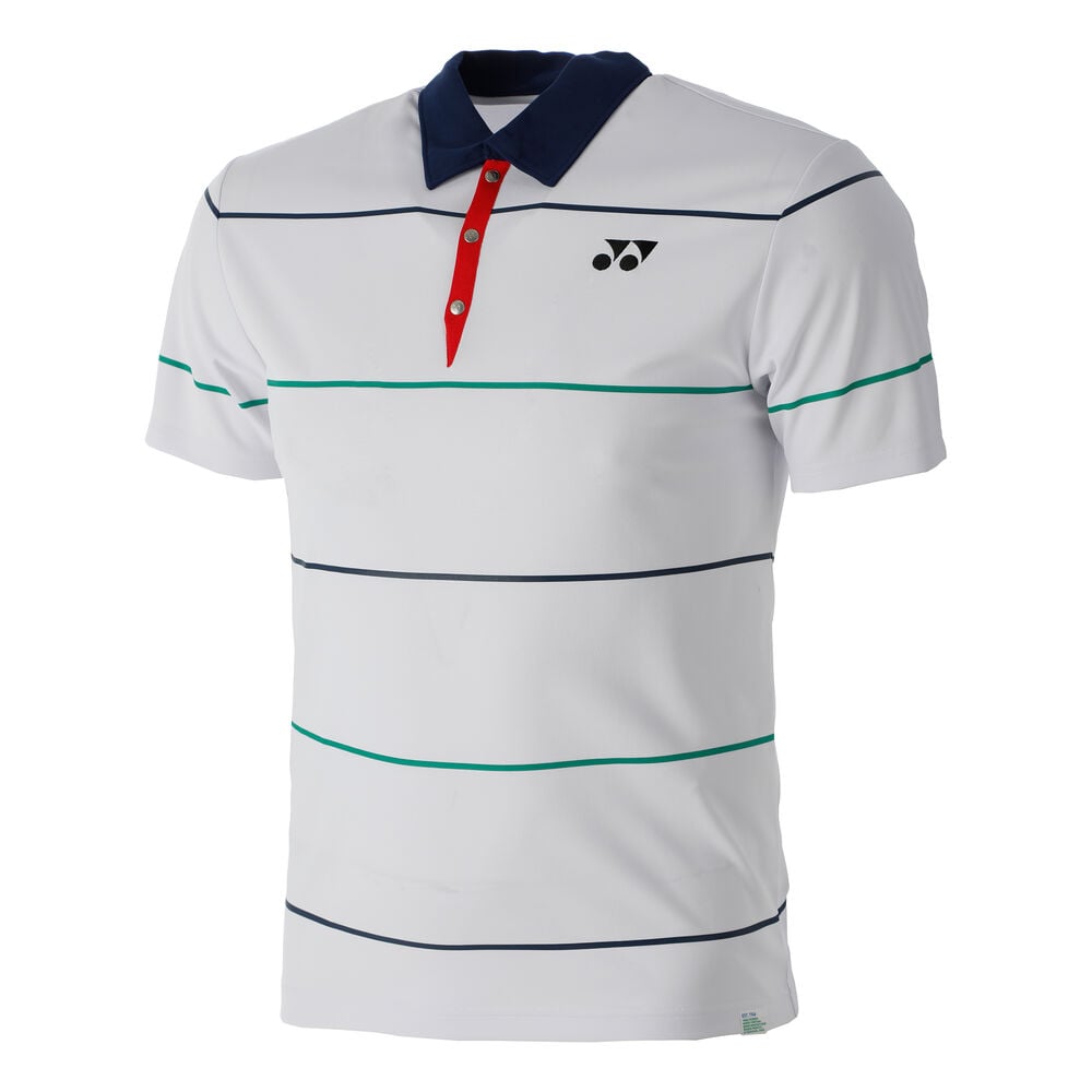 Yonex Polo Hommes - Blanc , Bleu