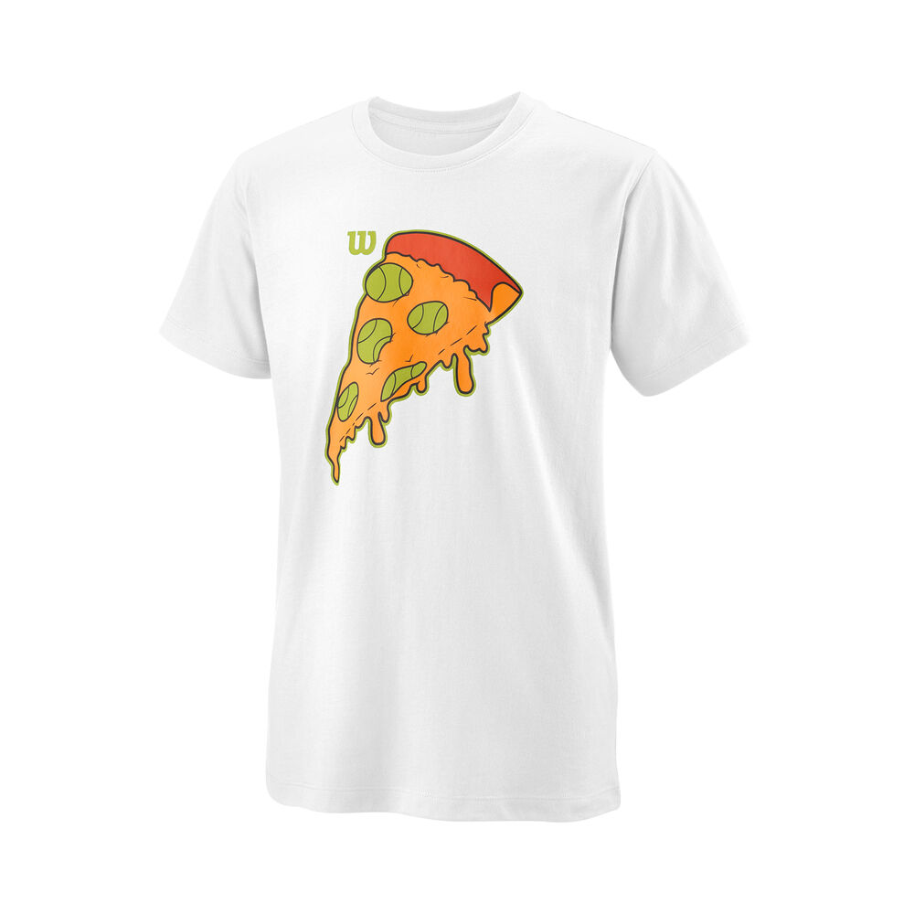 Wilson Slice Tech T-shirt Garçons - Blanc , Orange