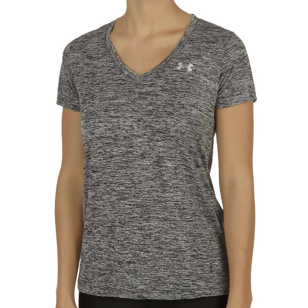 Under Armour Tech Twist T-shirt Femmes - Gris Foncé, Noir