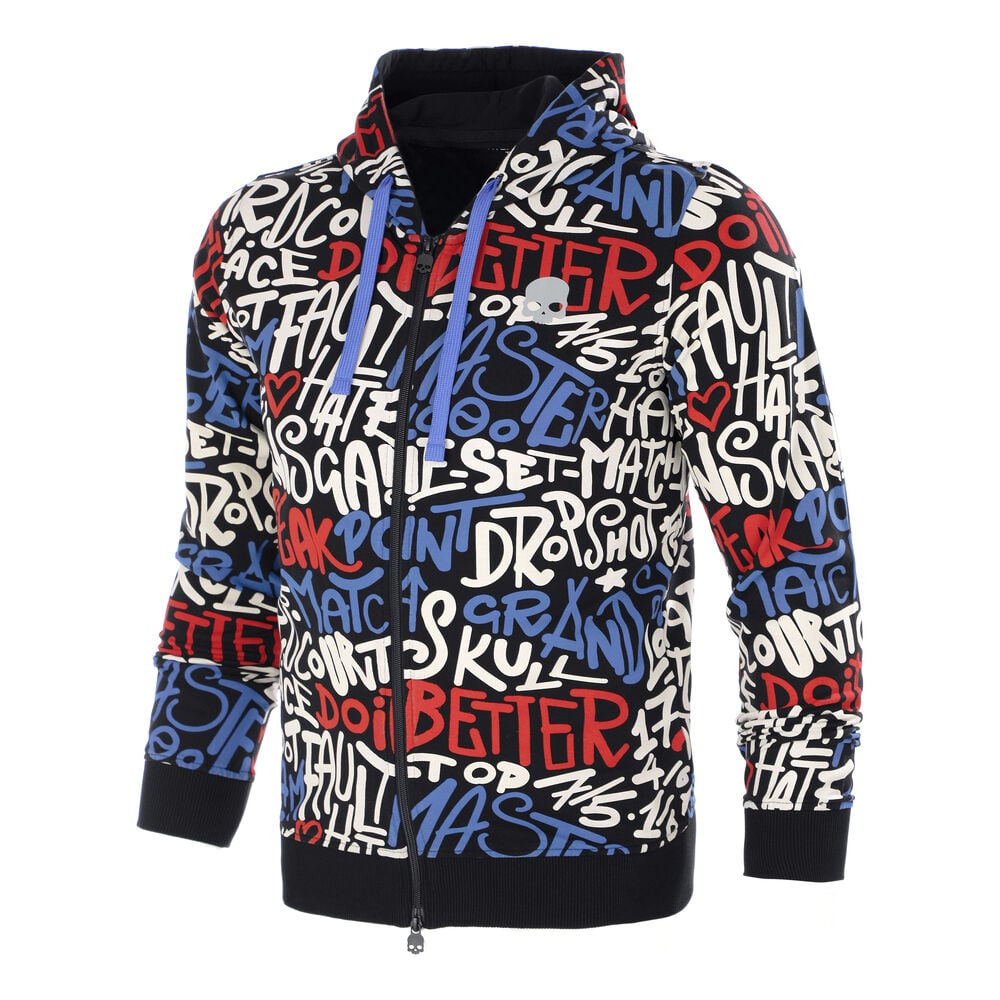 Hydrogen Graffiti Gilet En Coton Hommes - Noir , Multicouleur
