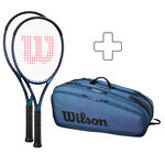 Lot De Raquettes Wilson Ultra 100 V4.0 plus Schlägertasche