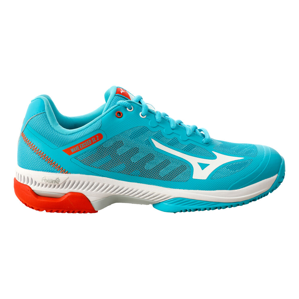Mizuno Wave Exceed SL 2 Chaussures Toutes Surfaces Femmes - Turquoise , Blanc