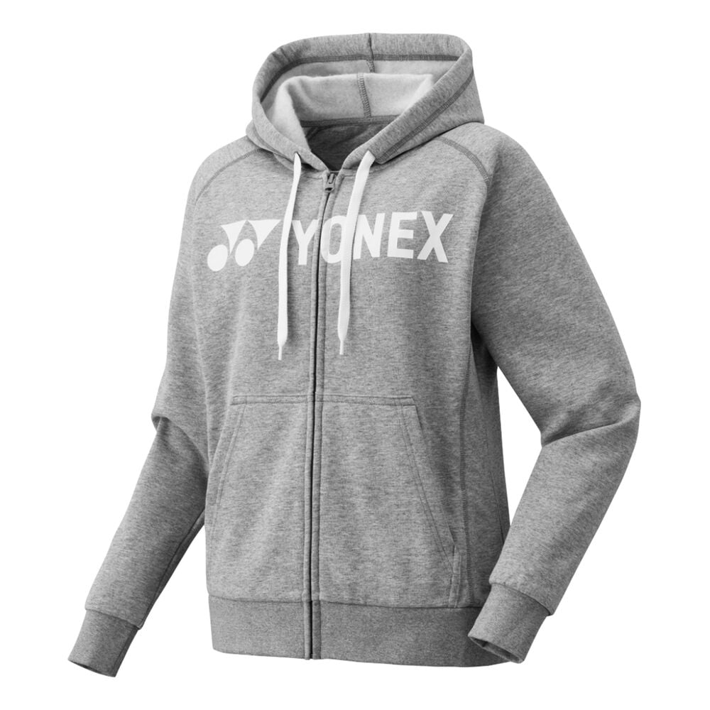 Yonex Gilet En Coton Femmes - Gris Clair , Blanc