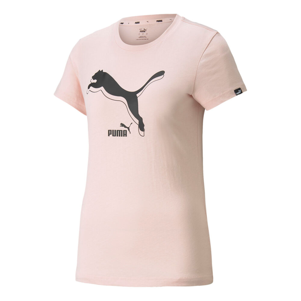 Puma Power Logo T-shirt Femmes - Rosé, Noir