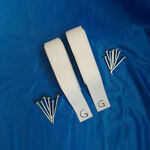 Accessoires pour entra&icirc;neurs Easy Lines Easy Lines Midcourt Ligne De Service 4 Bobines Court En Terre Battue-Blanc