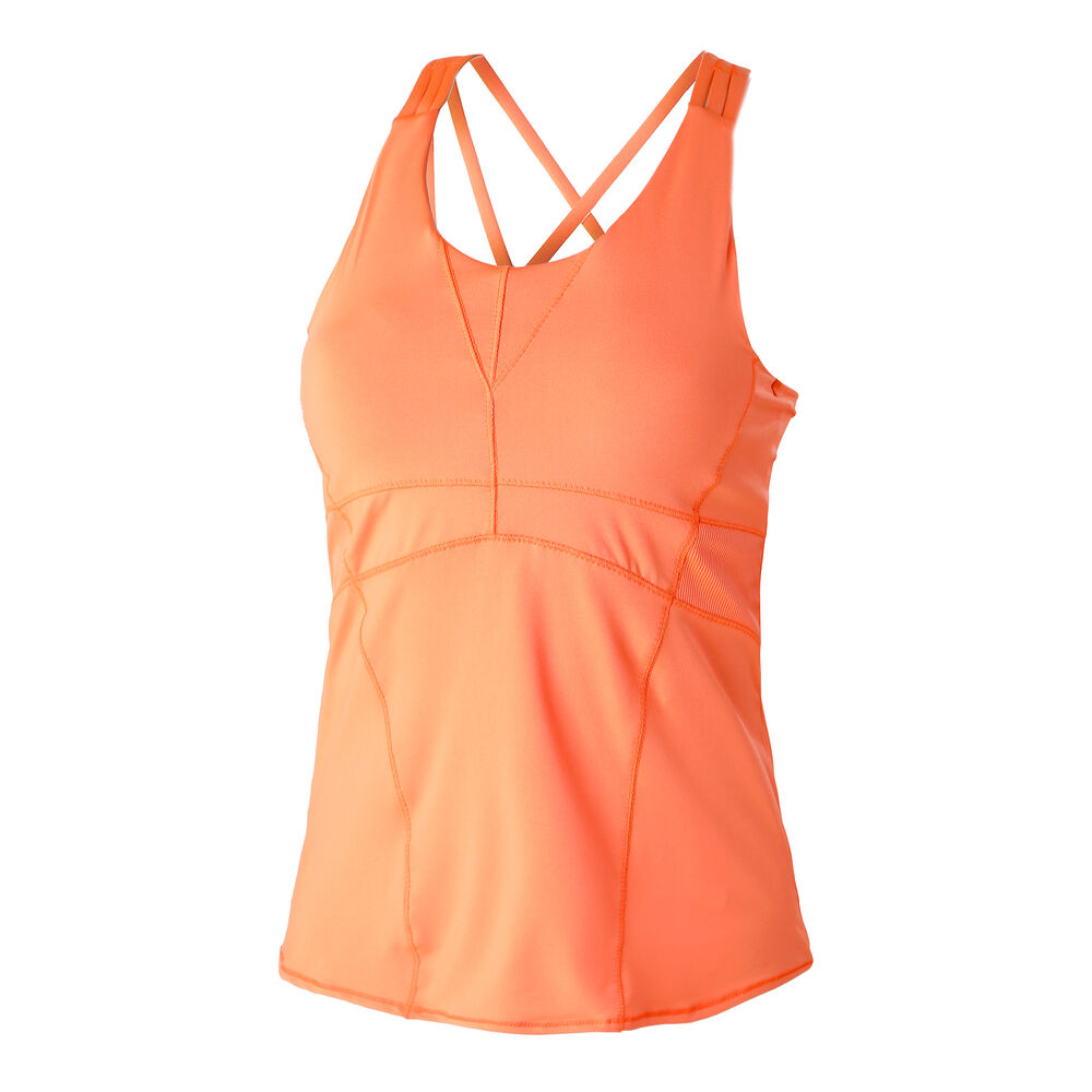 Lucky in Love Shock Cami With Bra Débardeur Tank Top Femmes - Corail