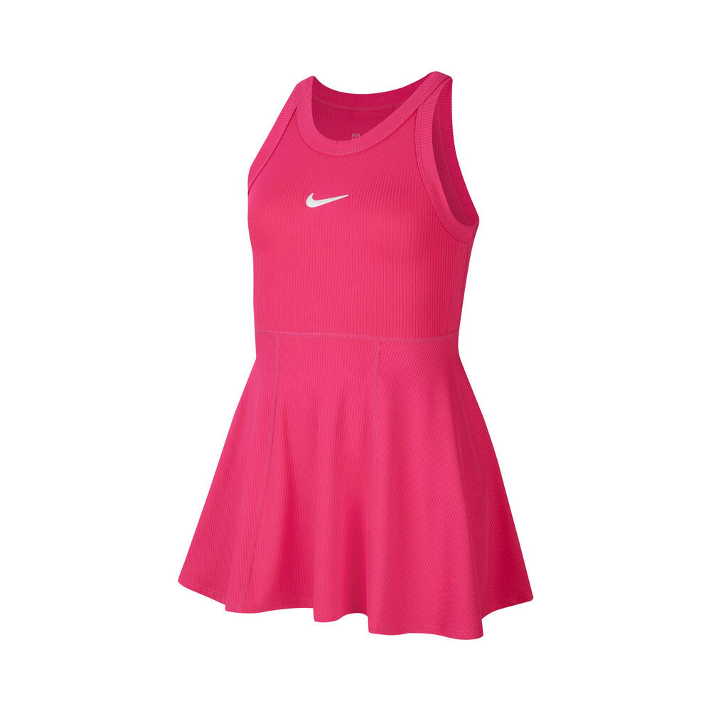 Nike Court Dri-Fit Robe Filles - Pink , Blanc