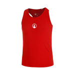 Vêtements Quiet Please Quiet Please Racerback Débardeur Tank Top Filles-Rouge,Blanc