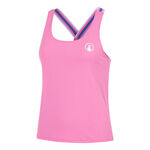 V&ecirc;tements de tennis Quiet Please Quiet Please Serve & Volley 2.0 D&eacute;bardeur tank top Femmes - pink, blanc