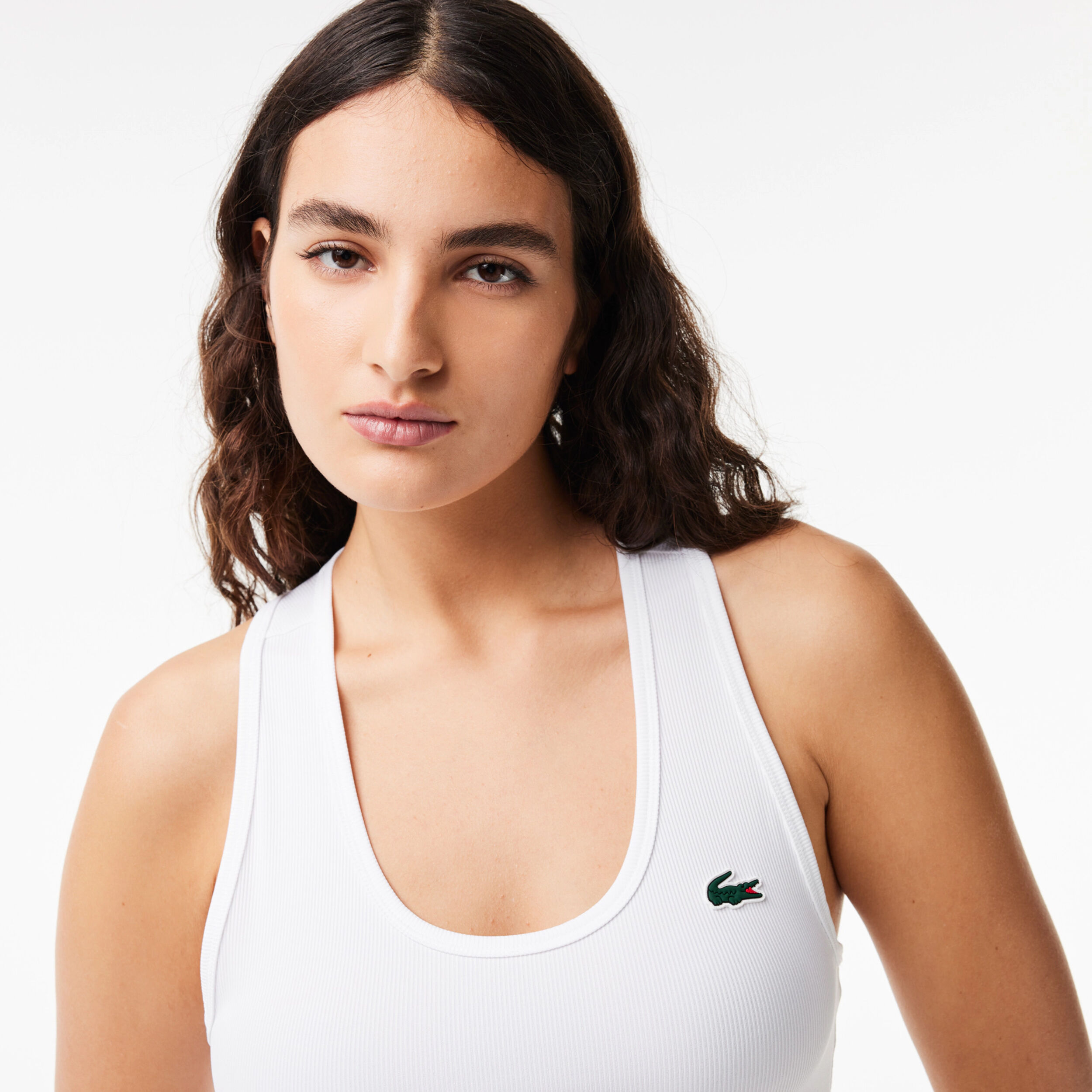 Buy Lacoste Debardeur Tank Top Femmes Blanc online Tennis Point FR