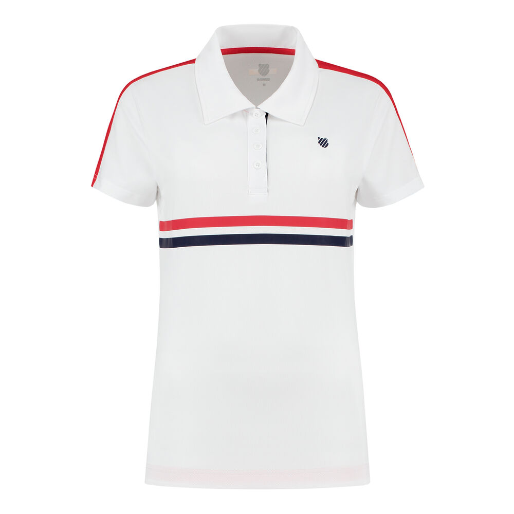 K-Swiss Heritage Sport Polo Femmes - Blanc , Rouge
