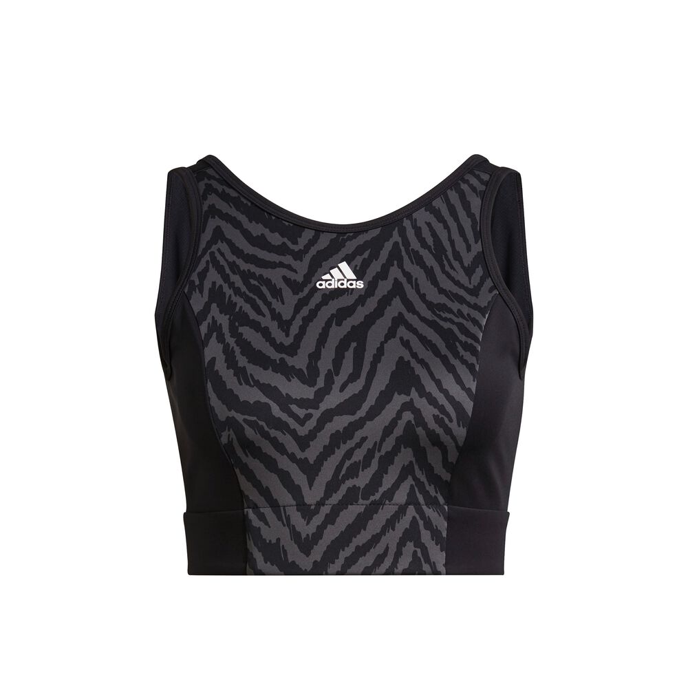 adidas ZBR Crop Débardeur Tank Top Femmes - Noir , Blanc