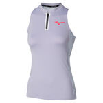 Vêtements de tennis Mizuno Mizuno Daybreakers Printed Débardeur tank top Femmes-bleu clair