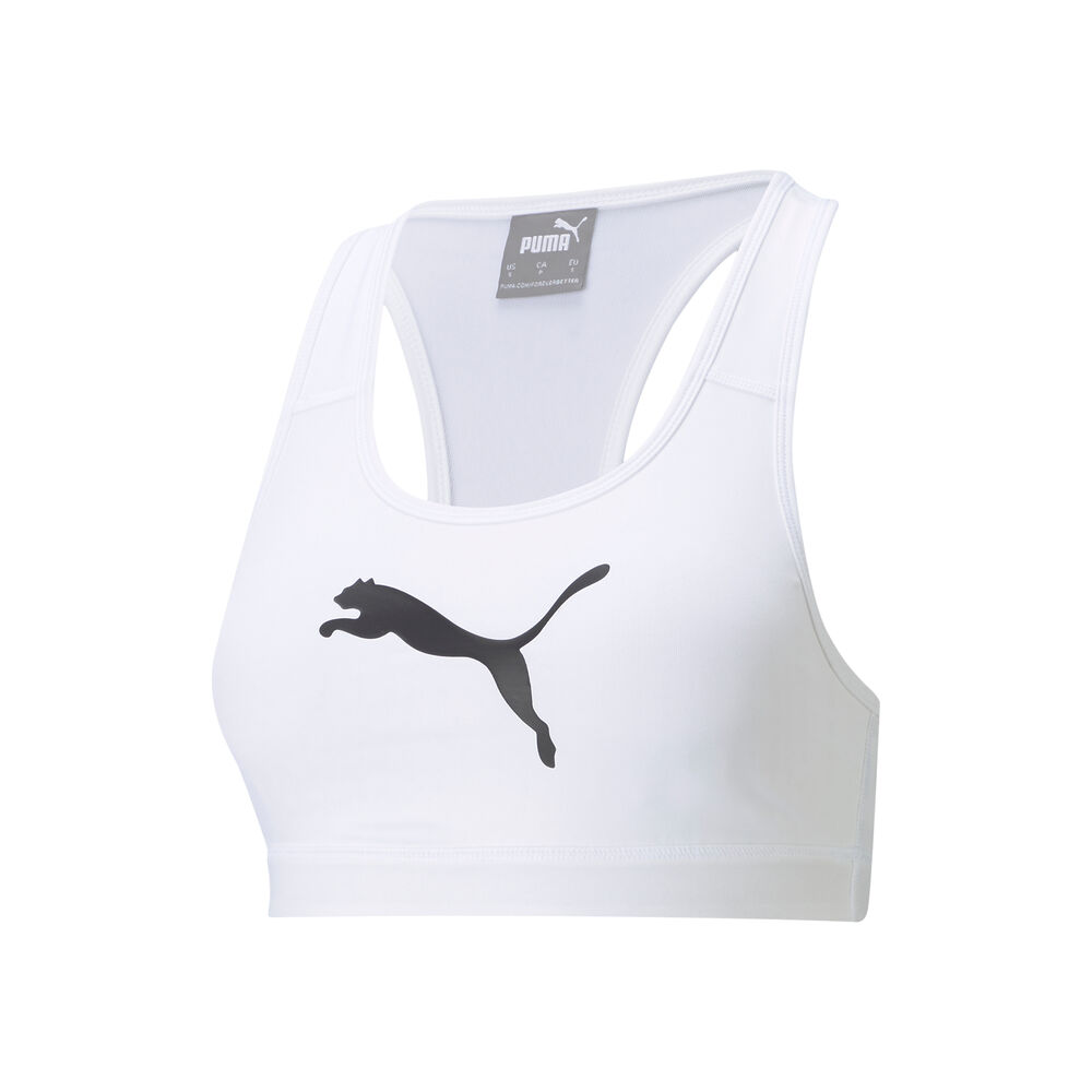 Puma Mid Impact 4Keeps Soutien-gorge Sport Femmes - Blanc , Noir