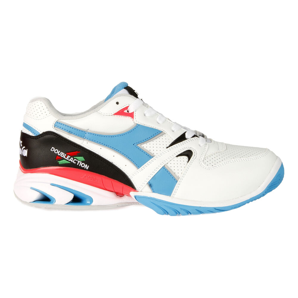 Diadora Speed Star K Duratech AG Chaussures Toutes Surfaces Hommes - Blanc , Bleu Clair