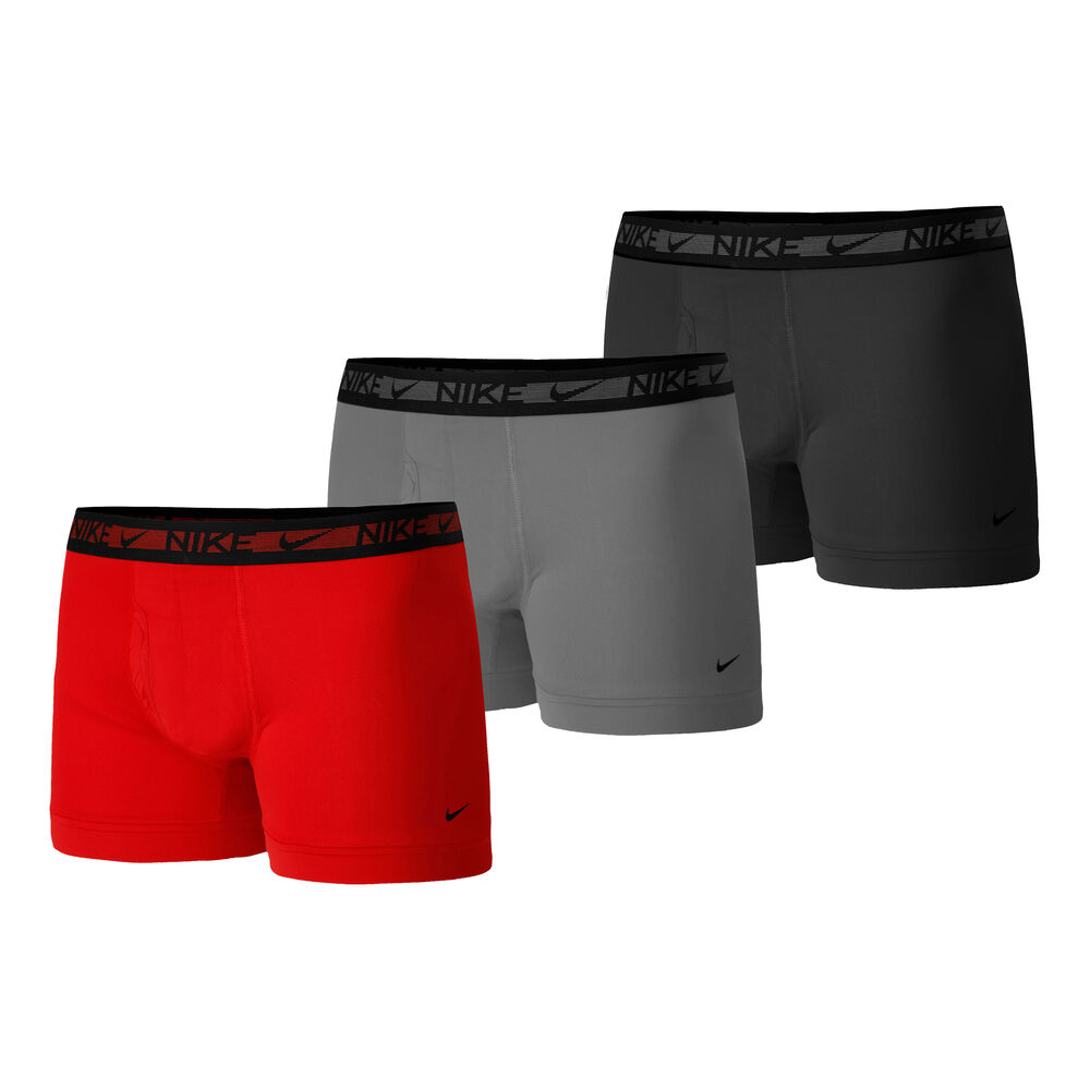 Nike Flex Micro Caleçon Pack De 3 Hommes - Rouge , Gris