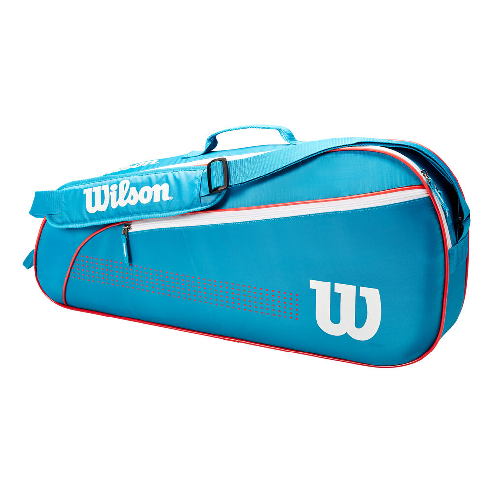 Wilson Junior Housse De Raquette Lot De 3 - Bleu , Blanc